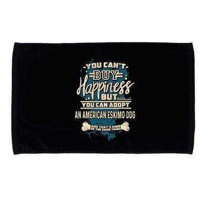 Adopt An American Eskimo Dog Rescue Dog Microfiber Hand Towel