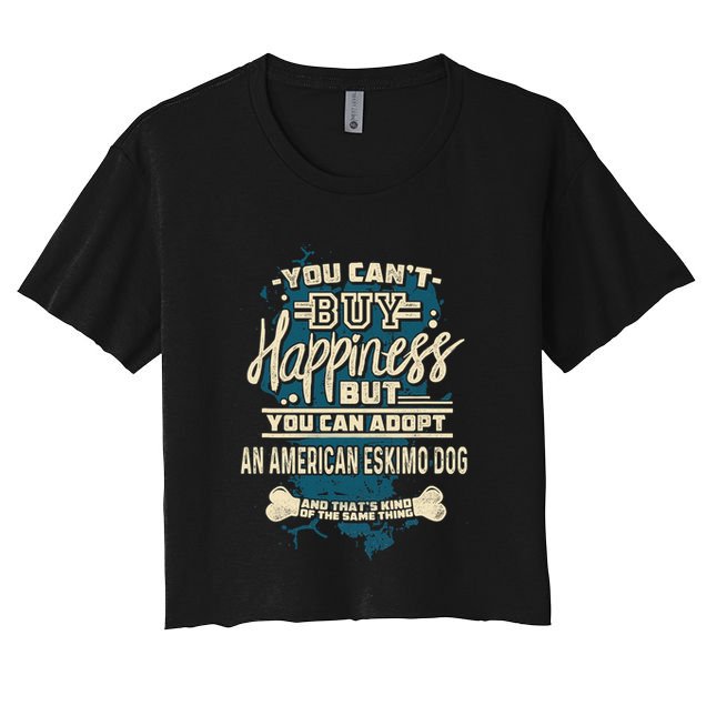 Adopt An American Eskimo Dog Rescue Dog Crop Top