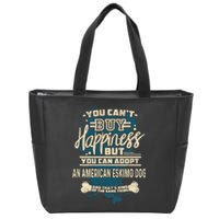 Adopt An American Eskimo Dog Rescue Dog Zip Tote Bag