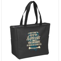 Adopt An American Eskimo Dog Rescue Dog Zip Tote Bag
