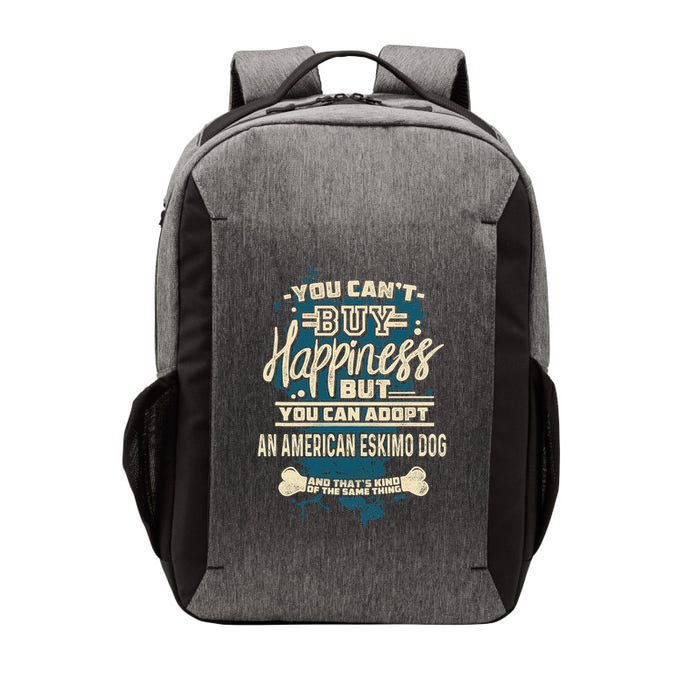 Adopt An American Eskimo Dog Rescue Dog Vector Backpack