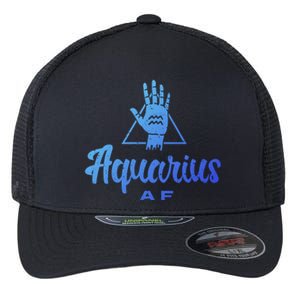 Aquarius Af / Aquarius Birthday Month Astrology And Zodiac Gift Flexfit Unipanel Trucker Cap