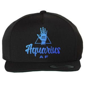 Aquarius Af / Aquarius Birthday Month Astrology And Zodiac Gift Wool Snapback Cap