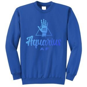 Aquarius Af / Aquarius Birthday Month Astrology And Zodiac Gift Sweatshirt