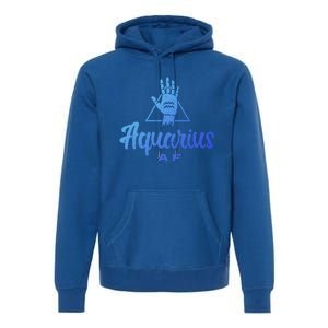 Aquarius Af / Aquarius Birthday Month Astrology And Zodiac Gift Premium Hoodie