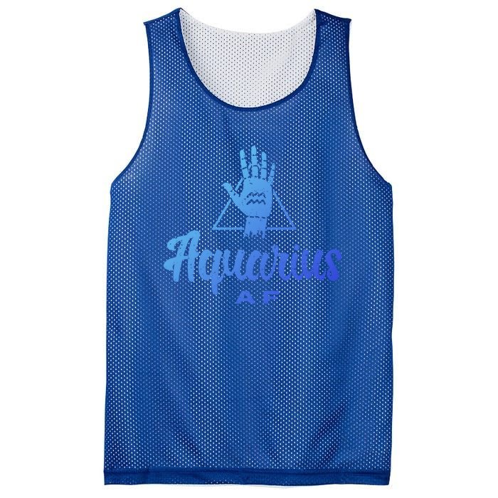 Aquarius Af / Aquarius Birthday Month Astrology And Zodiac Gift Mesh Reversible Basketball Jersey Tank