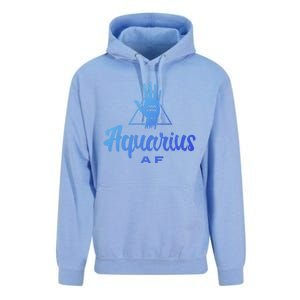 Aquarius Af / Aquarius Birthday Month Astrology And Zodiac Gift Unisex Surf Hoodie