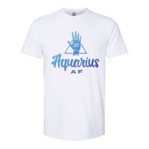 Aquarius Af / Aquarius Birthday Month Astrology And Zodiac Gift Softstyle CVC T-Shirt