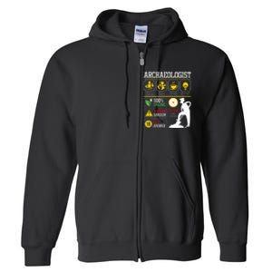 Archaeologist Archaeology Archeologist Archeology Full Zip Hoodie