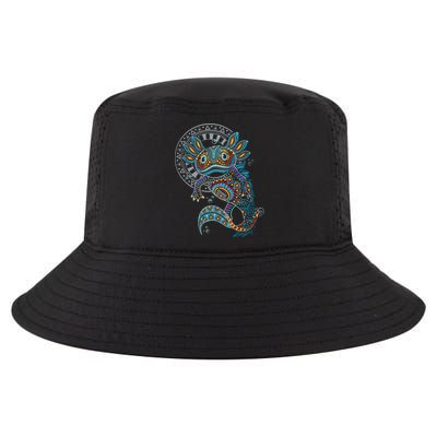 Axolotl Art Aztec Mexico Mexican Cool Comfort Performance Bucket Hat