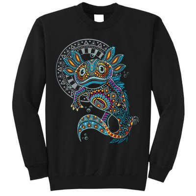 Axolotl Art Aztec Mexico Mexican Sweatshirt