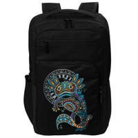 Axolotl Art Aztec Mexico Mexican Impact Tech Backpack