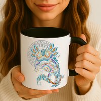 Axolotl Art Aztec Mexico Mexican Mug