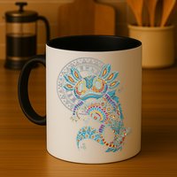Axolotl Art Aztec Mexico Mexican Mug