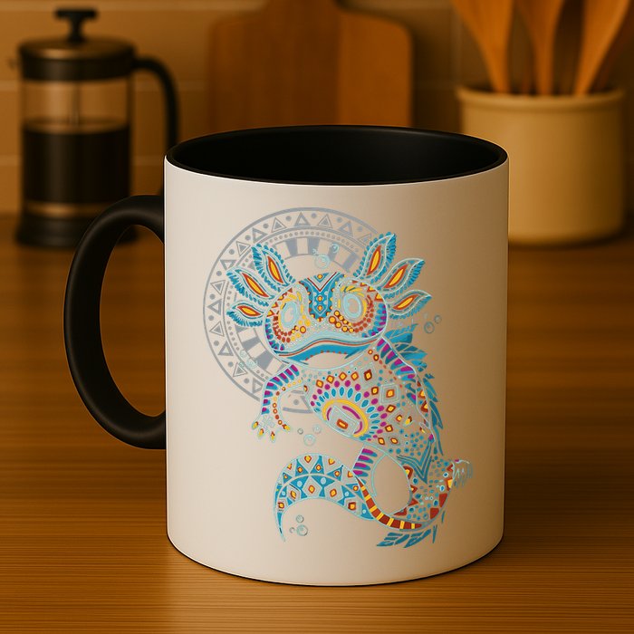 Axolotl Art Aztec Mexico Mexican Mug