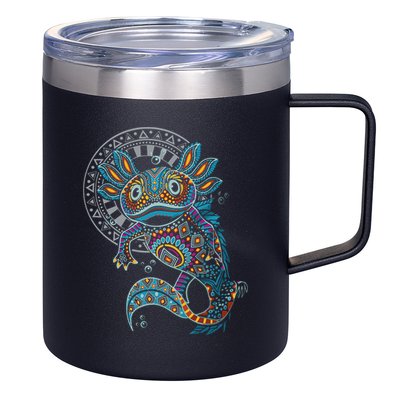 Axolotl Art Aztec Mexico Mexican 12oz Stainless Steel Coffee Mug