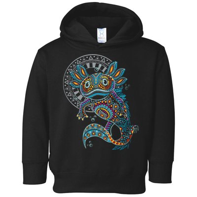 Axolotl Art Aztec Mexico Mexican Toddler Hoodie