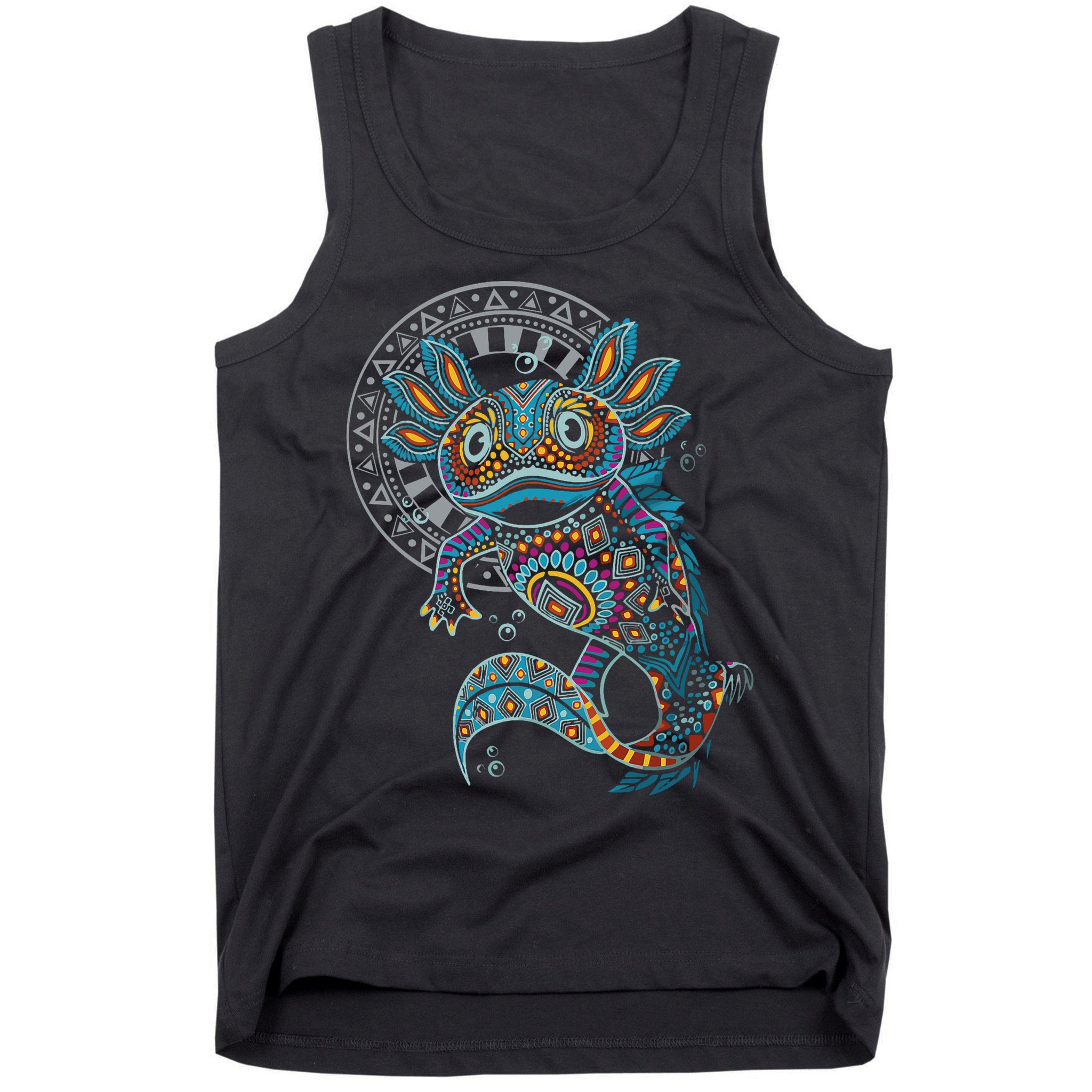 Axolotl Art Aztec Mexico Mexican Tank Top