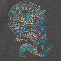 Axolotl Art Aztec Mexico Mexican Vector Backpack