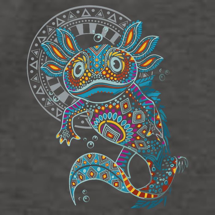 Axolotl Art Aztec Mexico Mexican Vector Backpack