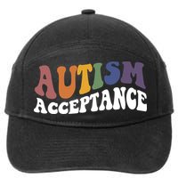 Autism Awareness Acceptance Retro 7-Panel Snapback Hat