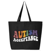 Autism Awareness Acceptance Retro 25L Jumbo Tote