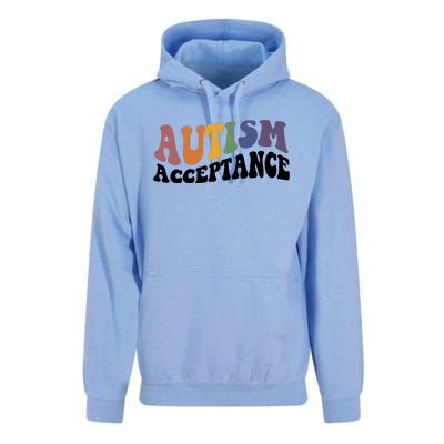 Autism Awareness Acceptance Retro Unisex Surf Hoodie