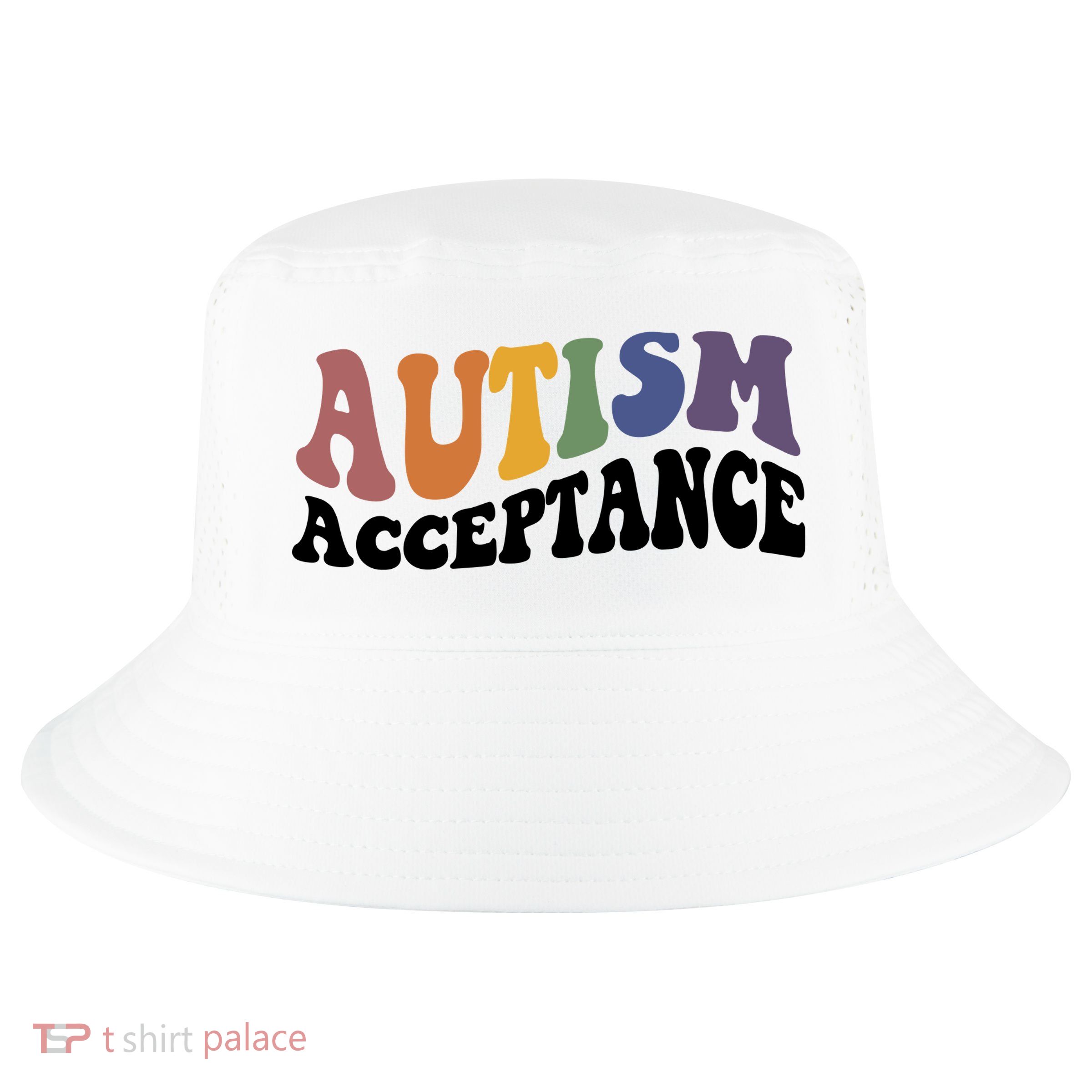 Autism Awareness Acceptance Retro Cool Comfort Performance Bucket Hat