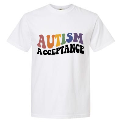 Autism Awareness Acceptance Retro Garment-Dyed Heavyweight T-Shirt