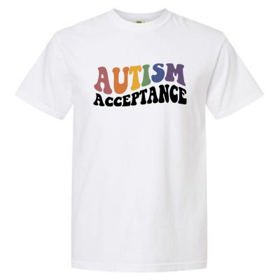 Autism Awareness Acceptance Retro Garment-Dyed Heavyweight T-Shirt