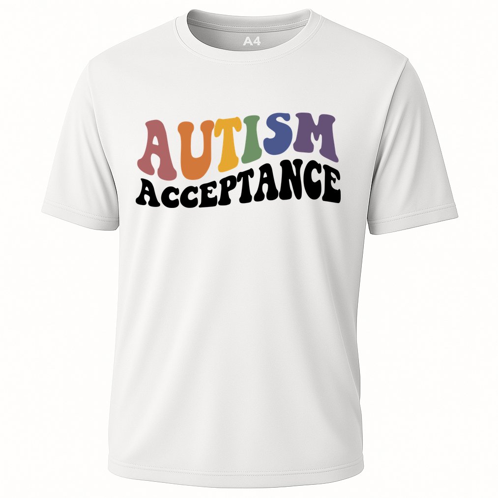 Autism Awareness Acceptance Retro Performance Shirt