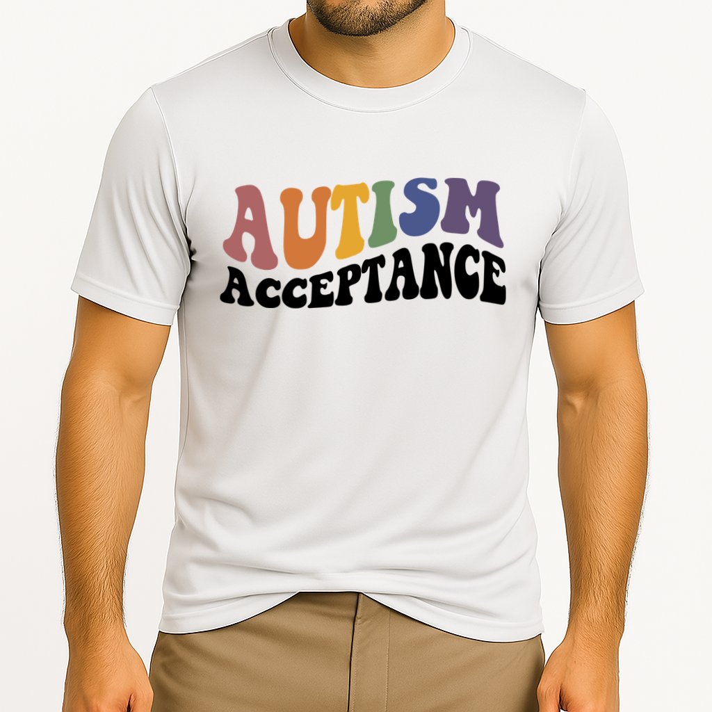 Autism Awareness Acceptance Retro Performance Shirt