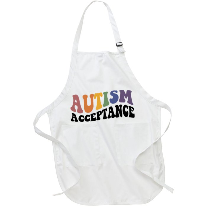 Autism Awareness Acceptance Retro Apron