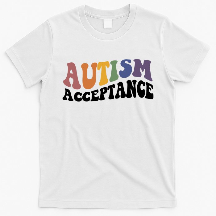 Autism Awareness Acceptance Retro T-Shirt