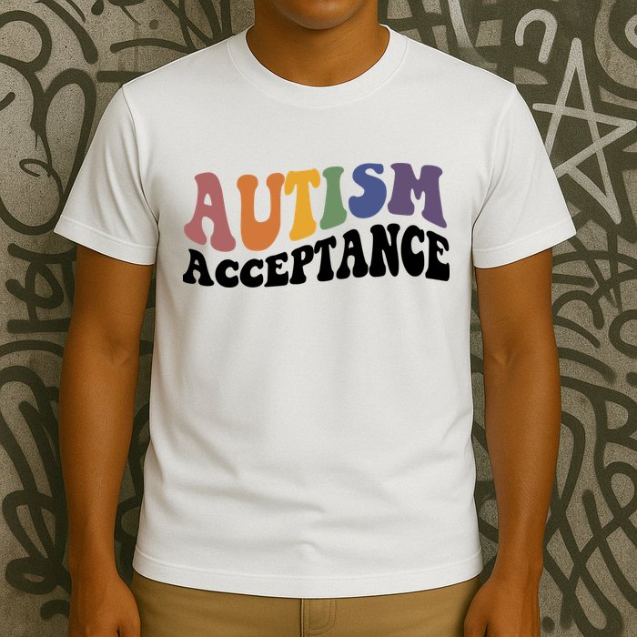 Autism Awareness Acceptance Retro T-Shirt