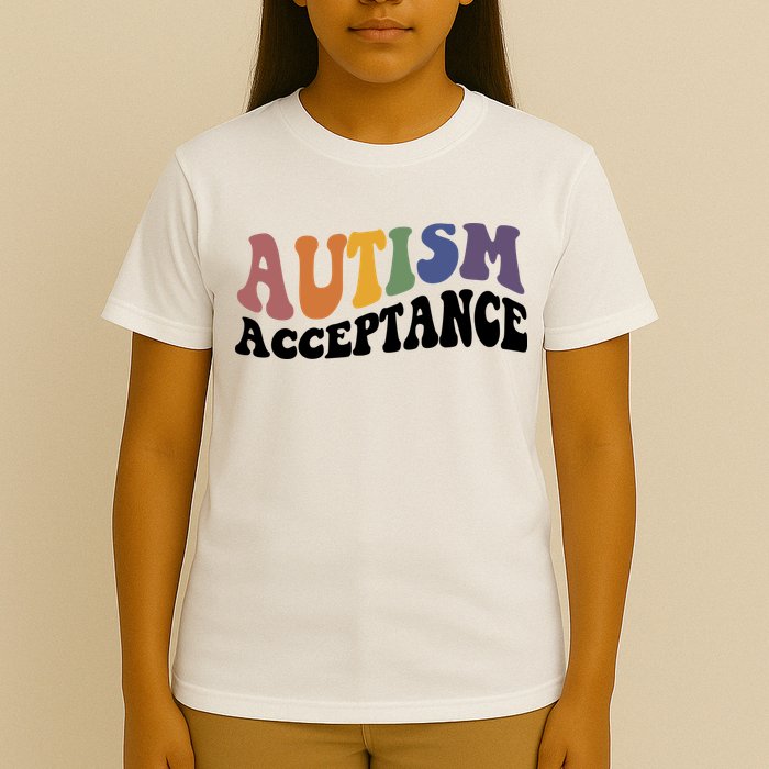 Autism Awareness Acceptance Retro T-Shirt
