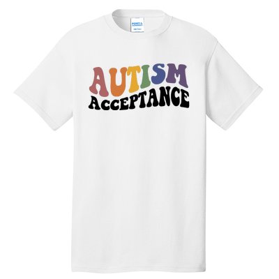 Autism Awareness Acceptance Retro Tall T-Shirt