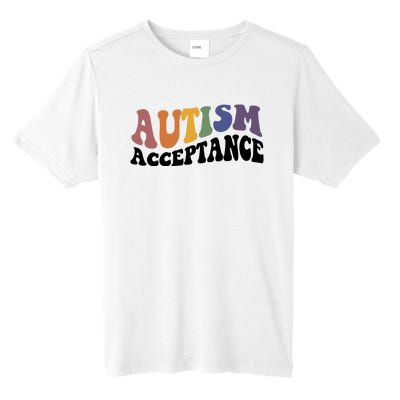 Autism Awareness Acceptance Retro Tall Fusion ChromaSoft Performance T-Shirt