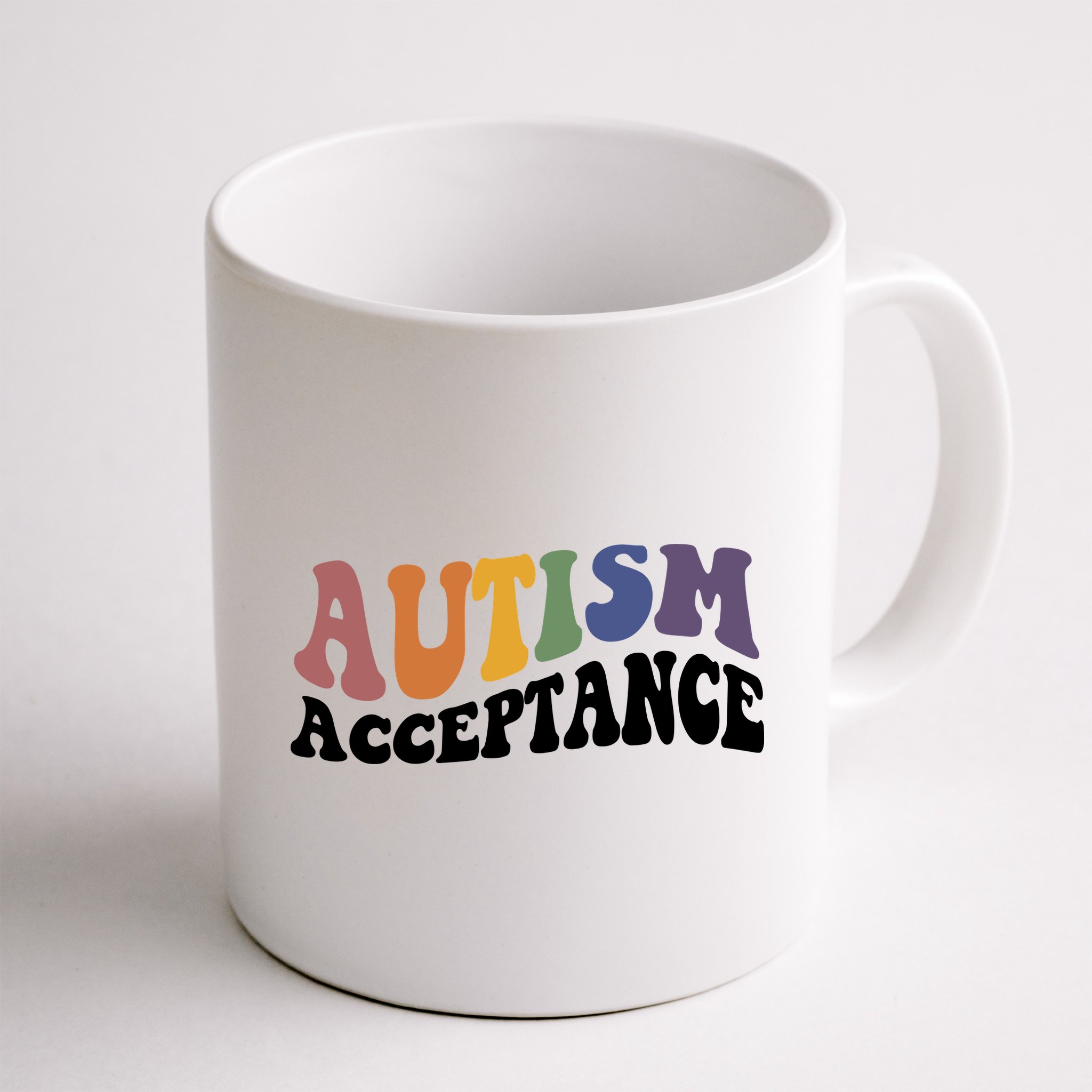 Autism Awareness Acceptance Retro Mug