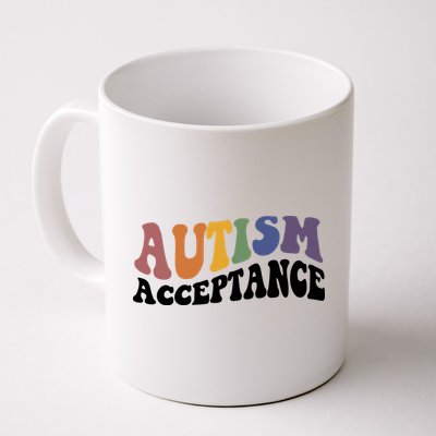 Autism Awareness Acceptance Retro Mug