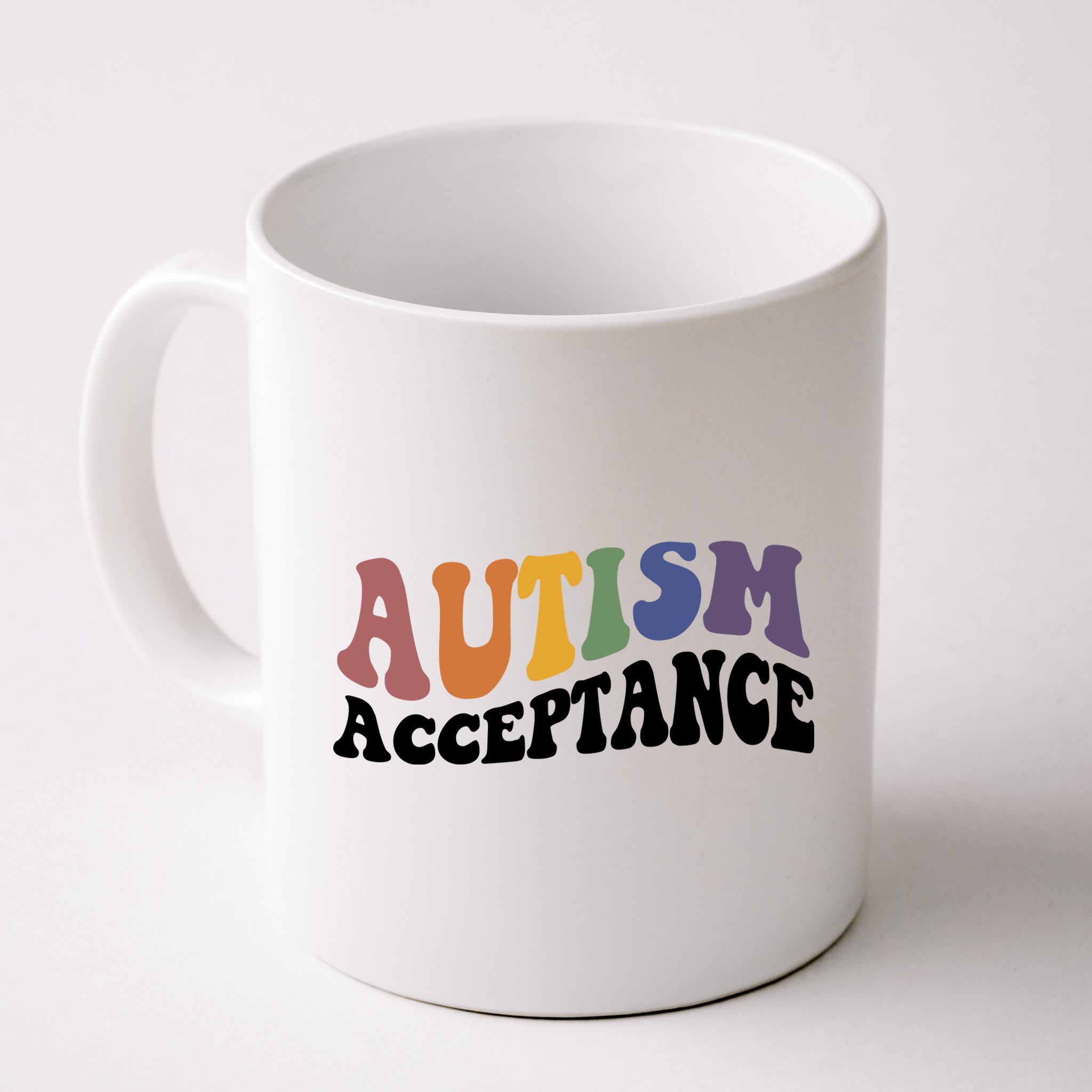Autism Awareness Acceptance Retro Mug