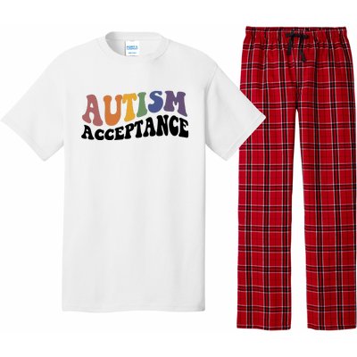 Autism Awareness Acceptance Retro Pajama Set