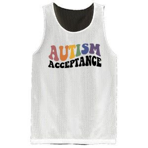 Autism Awareness Acceptance Retro Mesh Reversible Basketball Jersey Tank