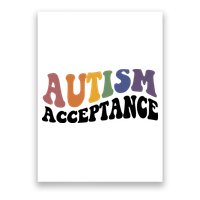 Autism Awareness Acceptance Retro Poster