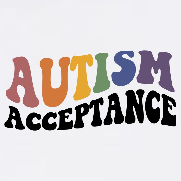 Autism Awareness Acceptance Retro Poster