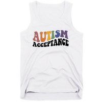 Autism Awareness Acceptance Retro Tank Top