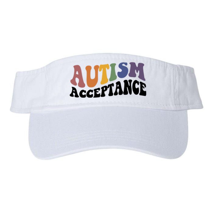 Autism Awareness Acceptance Retro Valucap Bio-Washed Visor