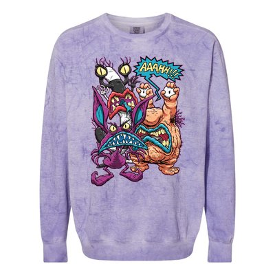 Aaahh!!! Colorblast Crewneck Sweatshirt