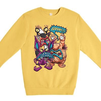 Aaahh!!! Premium Crewneck Sweatshirt