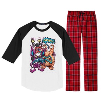 Aaahh!!! Raglan Sleeve Pajama Set